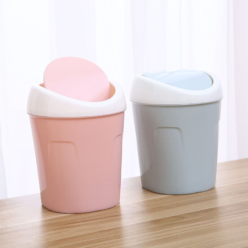 Acheter Mayitr Mini poubelle avec couvercle pour bureau, petite poubelle,  petite corbeille à déchets pour Table