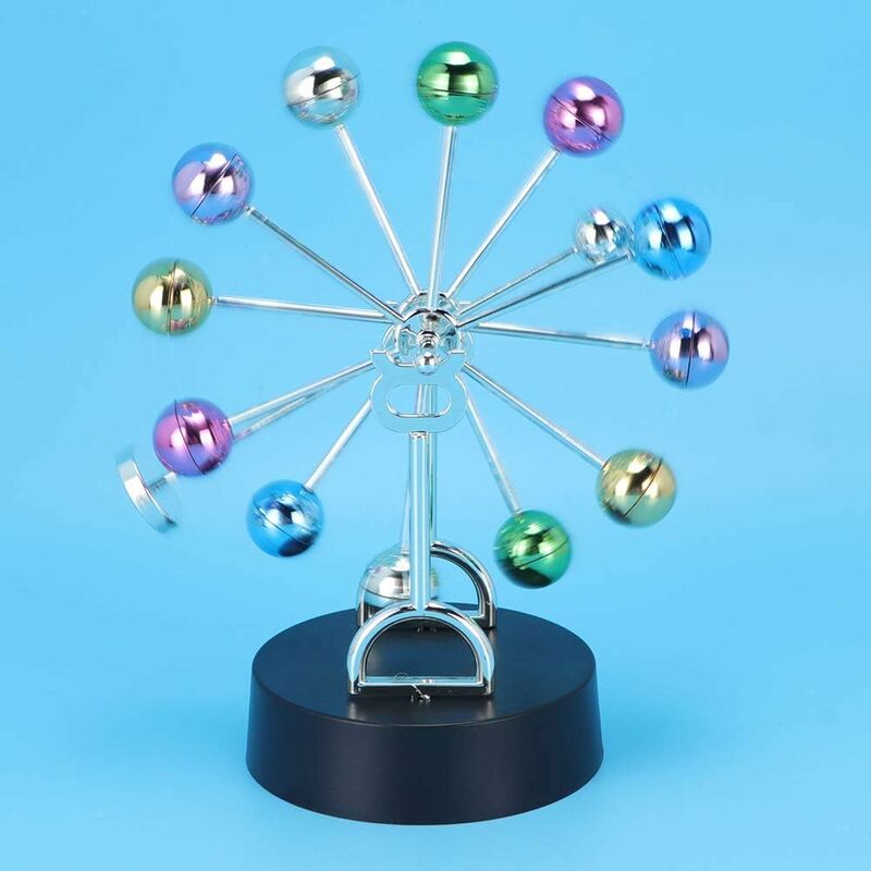 Grande Roue Boule Tournante Mouvement Perpétuel Boules Rotatives  Décoratives, Plastique Physique Science Bureau Modèle Enfant Jouet