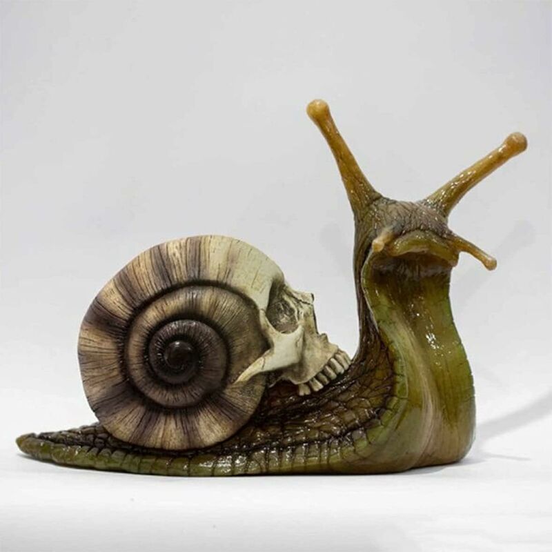 Escargot Figurine Jardin Ornements Patio Animal en Céramique