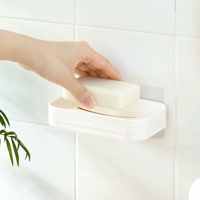 Porte-savon douche salle de bain acier brossé - Collection Nirmala