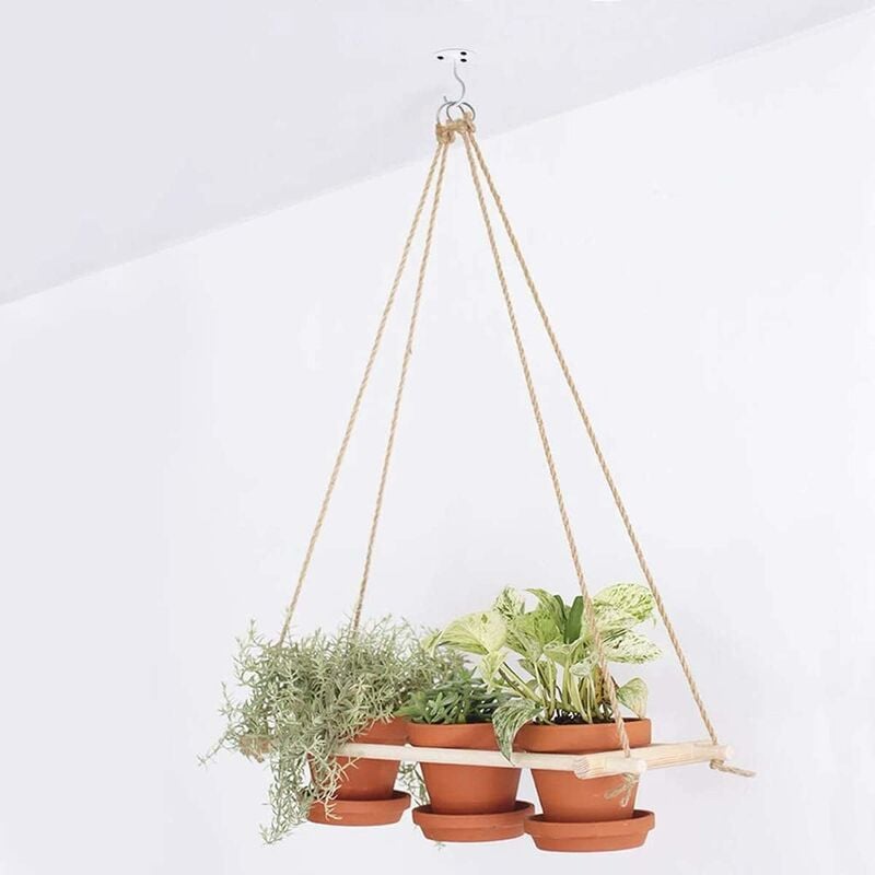 Crochet pour suspension pot de fleurs lanterne mangeoire - Jardiprotec