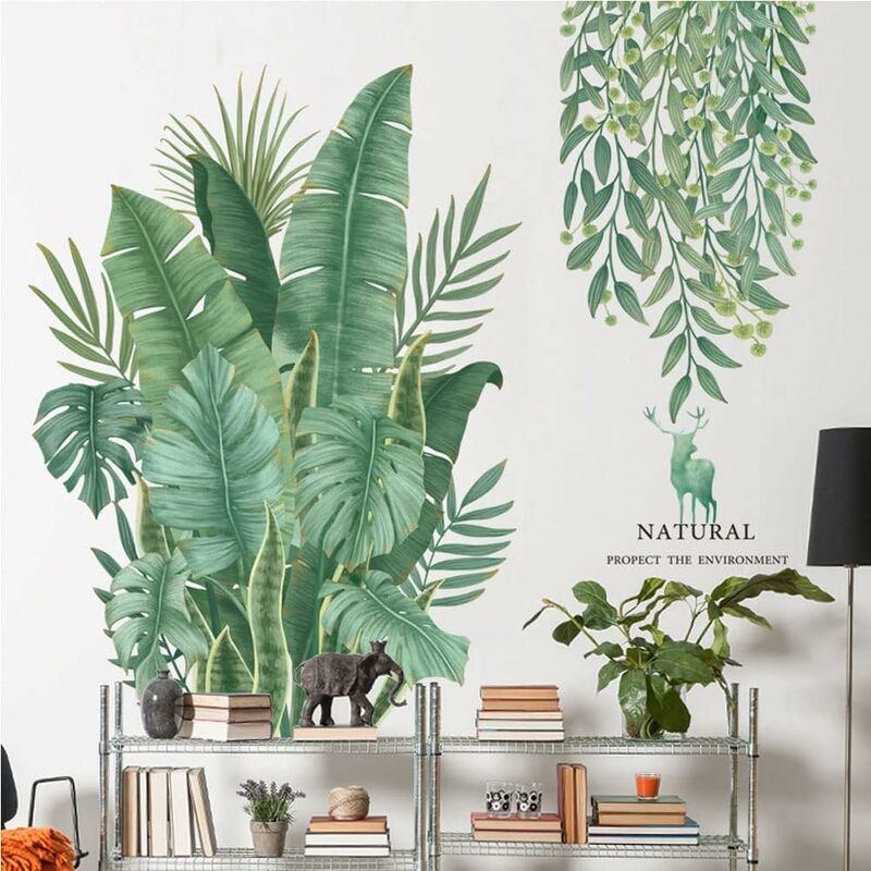 Stickers Muraux 4 Pièces Plante Verte En Pot Faux Fenêtre Sticker Papier  Décoration De La Maison Accessoires Chambre Fond 3D Chambre Décoration  Decal 230403 Du 10,87 €