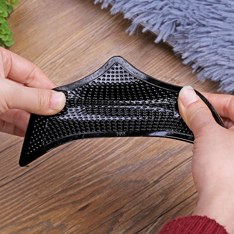 SHENMO 8 pièces tapis anti-dérapant tapis silicone triangle tapis
