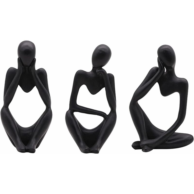 Accessoires De Décoration Intérieure - Amoy-art Deco Femme Dame Figurine  Decoration Maison Cadeaux Fait Main Statue Yoga Sculpture