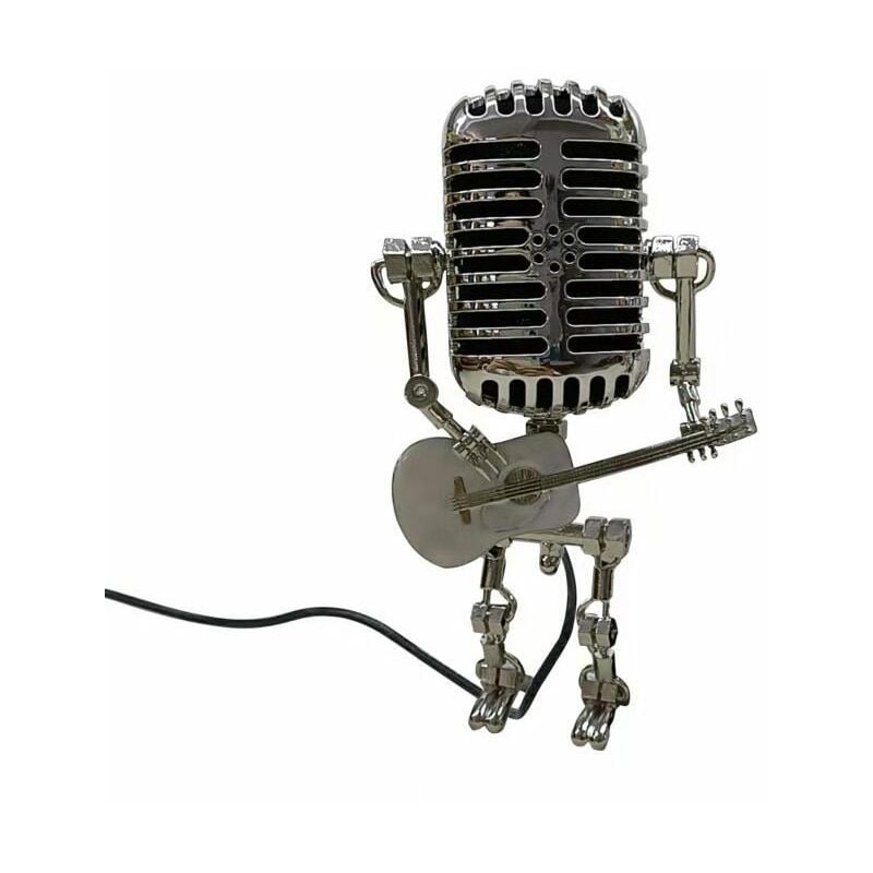 Microphones 4 Pièces Accessoires De Microphone Rétro Modèle Vintage Antique  Jouet Scène Table Décor Noir Du 15,27 €