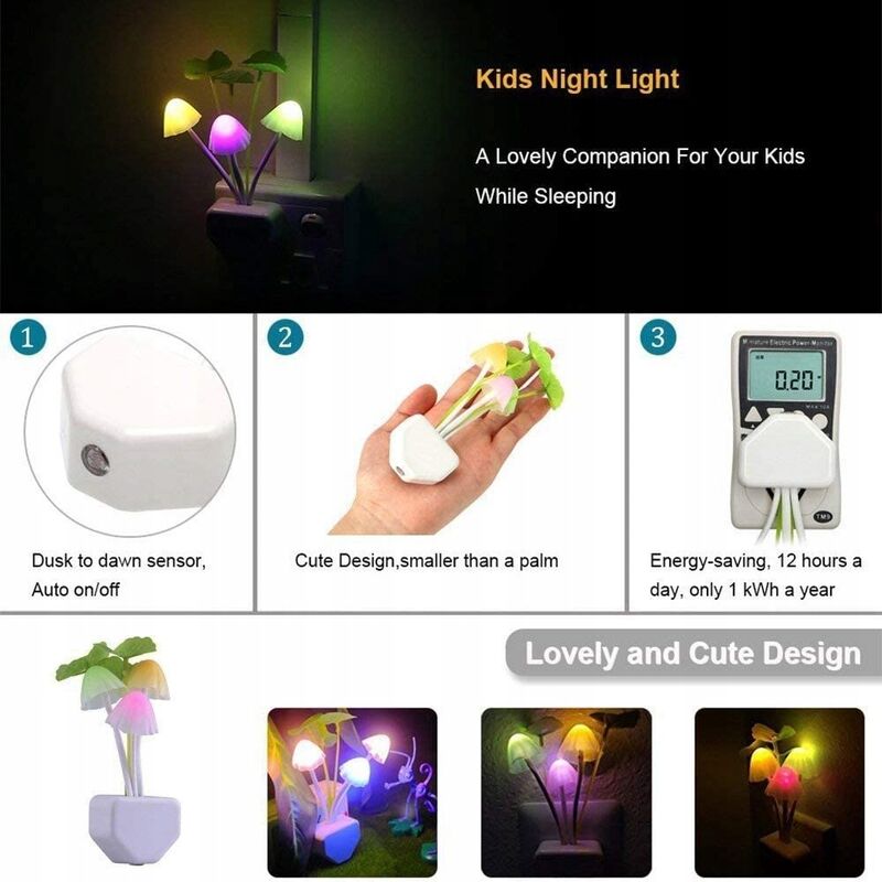 Lampe de nuit 3D pour les personnes âgées 7 couleurs changeantes Led Lampe  de bureau Écran acrylique Base ABS Chargeur USB Décoration de la maison  Jouet Cadeau d'anniversaire pour enfants : 