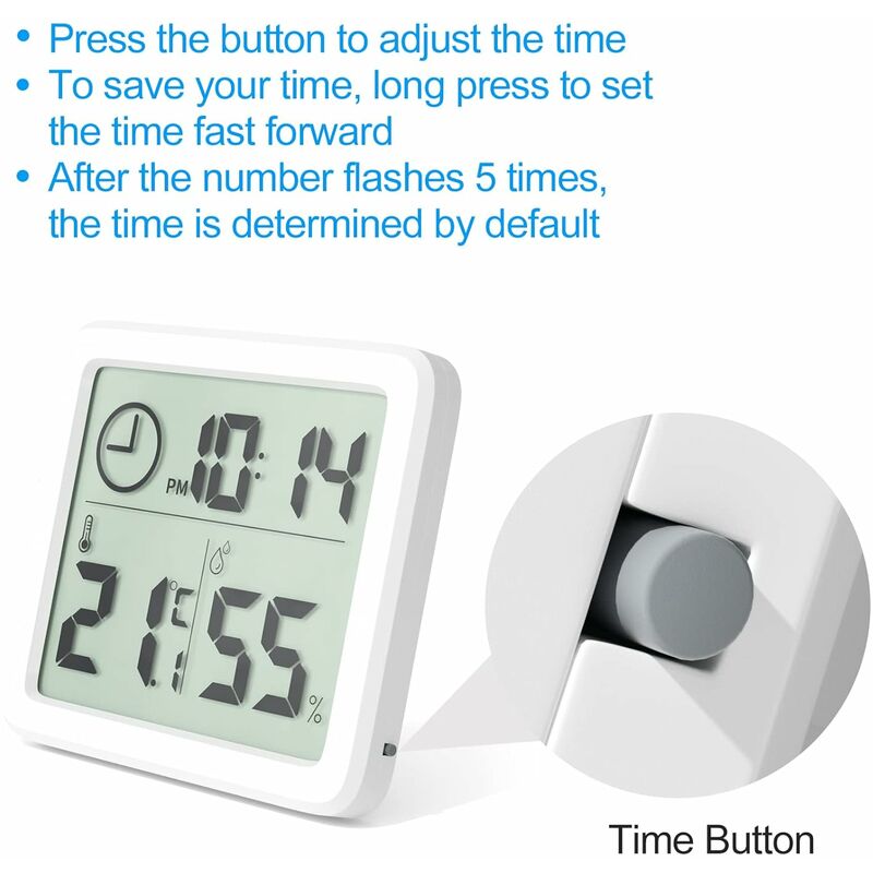 KLING Thermomètre hygromètre numérique intelligent WiFi avec notification  par application pour maison serre intérieur ou extérieur