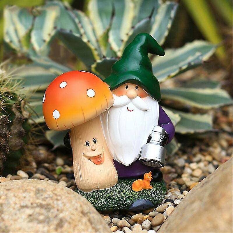 Statue Miniature de champignon de jardin, Excellent ornement de bureau  attrayant, Figurine de champignon de jardin