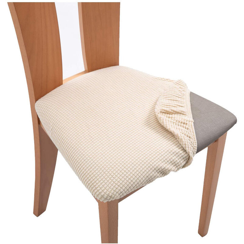 Coussins de chaise de salle à manger en tissu de style européen Housse de  coussin de bureau Amovible CleaningA 56x56cm(22x22inch)