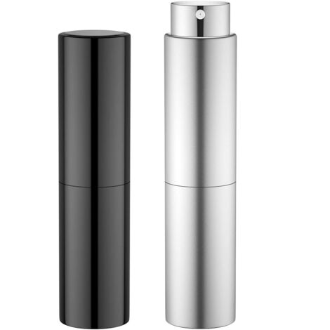 Flacon rechargeable de parfum avec vaporisateur - Argent