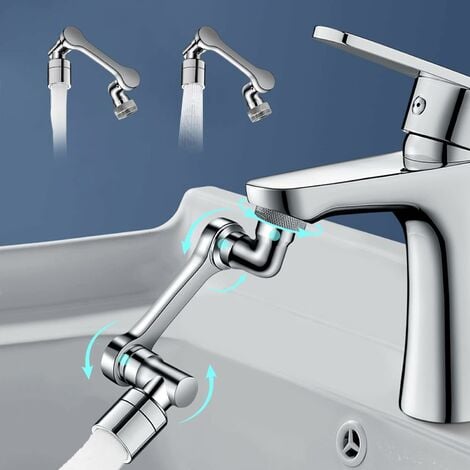 Rallonge de robinet à économie d'eau rotative à 1080 degrés - Tête de  robinet 