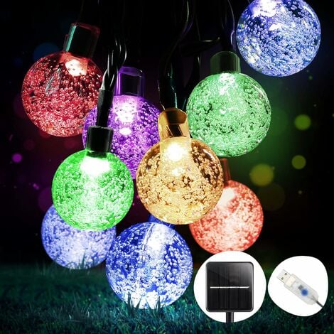 Guirlande boule lumineuse solaire - Arlequin Outdoor - Guirled