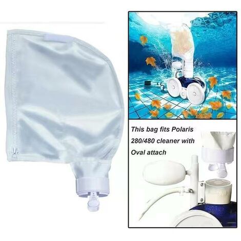 2pcs Sacs filtrants pour Polaris 280 480 Zipper Filter Bag pour pool  Cleaner All Purpose K13 K16 Nettoyage Outil Filtre Sac De Remplacement