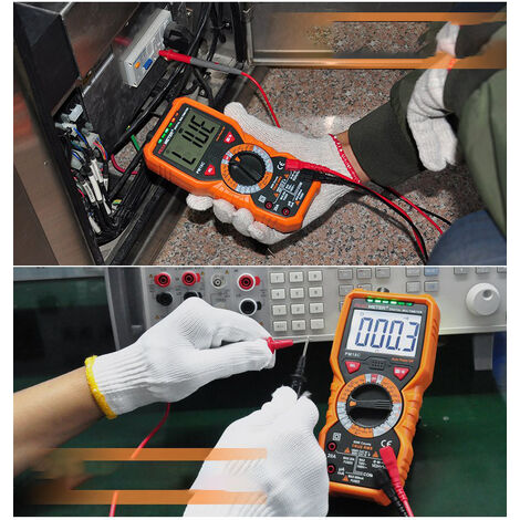 Multimètre numérique, voltmètre entièrement automatique, gamme automatique,  mètre multifonctionnel pour mesurer la tension pour mesurer le courant