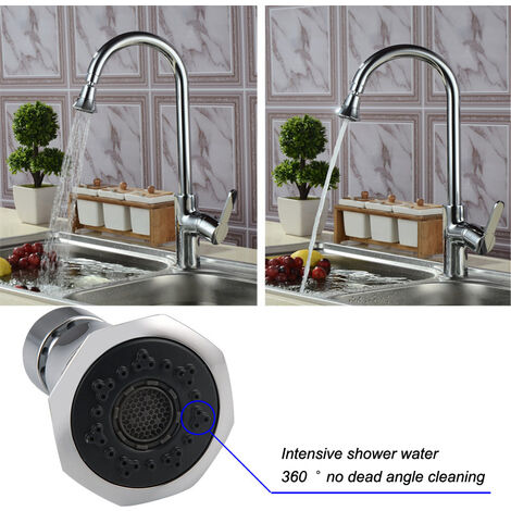 Aérateur rotatif pour robinet de cuisine et robinet de lavabo filetage  intérieur