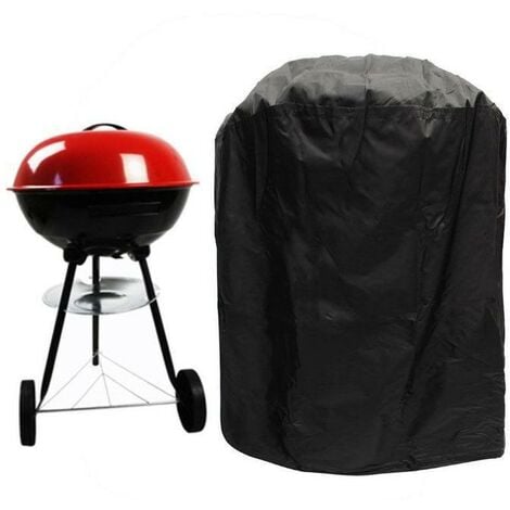 Housse Barbecue(77 x 58 cm), Rond Housse Bâche de Protection BBQ Couverture  Anti-poussière Anti
