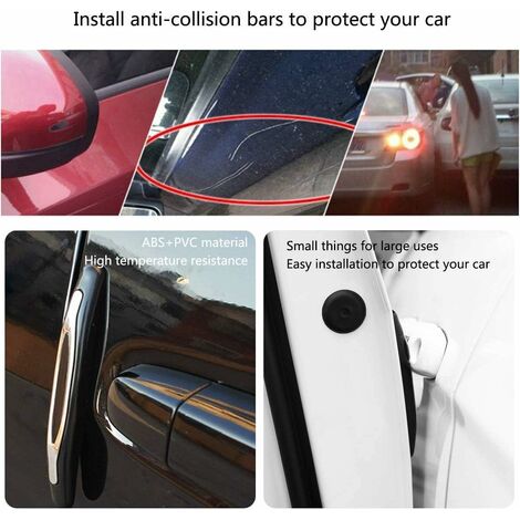Porte de voiture transparente Anti-collision Protecteur Barre