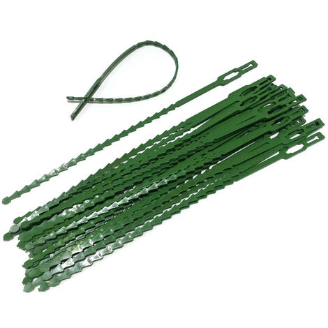 Lot de 500 Attaches de Plantes, 17CM Attaches de Jardin Réglable Liens de  Serrage en Plastique