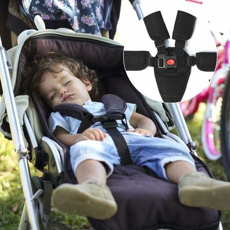 Ceinture de sécurité pour bébé Réglable 3 points Harnais Bébé Chaise Haute  Sangles Ceintures de Sécurité Pour Enfant Enfant Poussette Chaise Haute