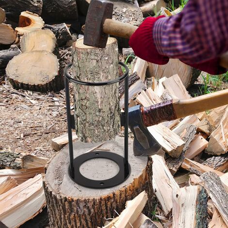Randaco Fendeuse à bois manuelle avec marteau et sac Fendeur Bois en Acier  Fendeur de bois de chauffage manuel Cale Fendage Bois
