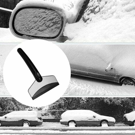 Grattoir à glace de voiture anti-rayures grattoir de pare-brise pour voiture  10 x 3,7 pouces grattoir de pare-brise pour petits camions