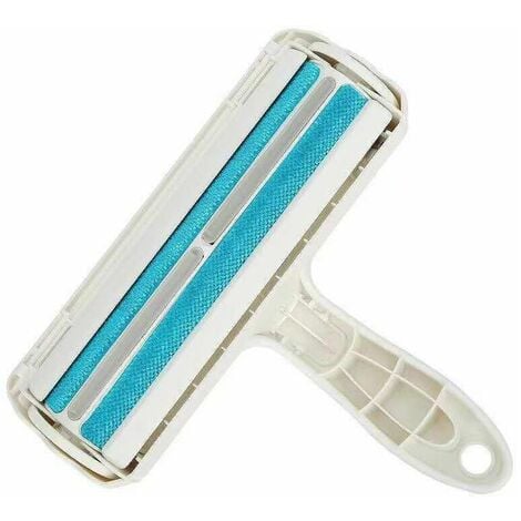 Brosse Adhesif pour Animaux Domestiques Brosse Anti Poils Animaux Chat  Chien Rouleau Anti Poil Chat,Rouleau Anti Peluches pour Poils d'animaux et  Nettoyer Laine Lits Pulls(Blanc+Rouge)