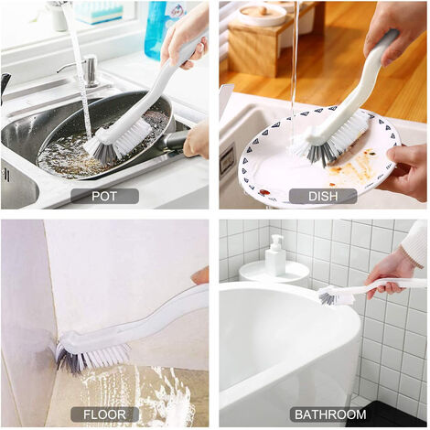 6 pièces brosse de nettoyage d'écart, brosse de nettoyage d'écart de salle  de bain, nettoyer les coins morts des carreaux de cuisine de salle de bain