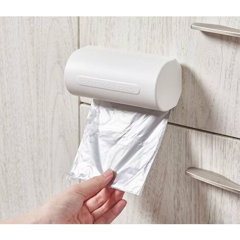 Sacs poubelles Boîte de rangement Murale En plastique Sac à ordures  Distributeur Porte-sac poubelle Pour salle de bain Cuisine