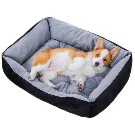 Canapé-lit pour chien Matelas lavable pour animaux de compagnie Lit  rectangulaire chaud confortable pour chiens et chats moyens et grands  animaux de compagnie