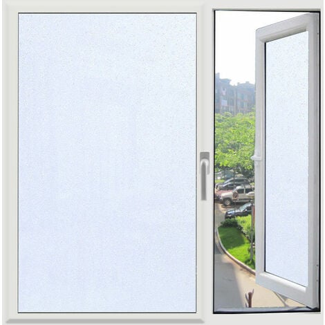 Film adhésif 60 x 100cm pour vitrage auto-adhésif protection solaire film  de fenêtre rideaux d'écran de confidentialité
