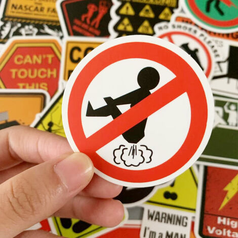 Generic 4 Pcs / Autocollant Danger -Prise-électrique- Sticker à prix pas  cher