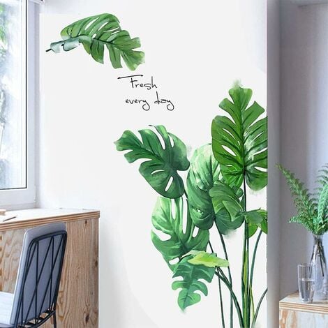 Stickers muraux décoratifs modernes plantes