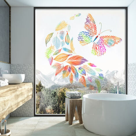 Autocollant Mural Papillons Colorés, Soyez Votre Propre Type de Citations  Inspirationnelles Décoration Murale, DIY Fleur Vinyle