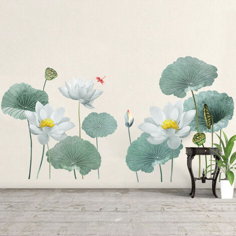 Stickers Fleur de Lotus, Décoration Murale