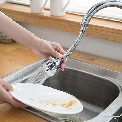 Acheter WCIC – extension de robinet Flexible à 360 °, accessoire de tête de  pulvérisation pliable pour évier de cuisine