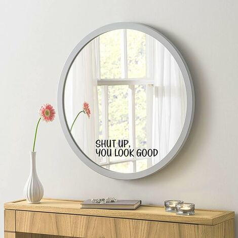 Vous regardez incroyable, sticker miroir, joli miroir sticker