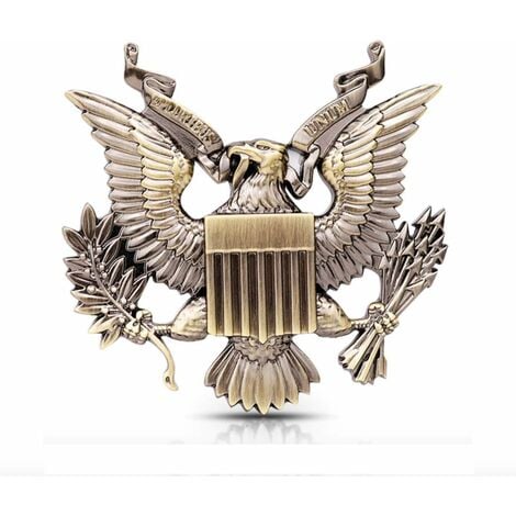 Autocollant d'emblème de voiture en métal de l'armée américaine