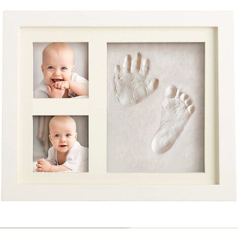 Kit d'empreintes de mains de bébé Cadre photo de bébé sans moisissure et  argile non