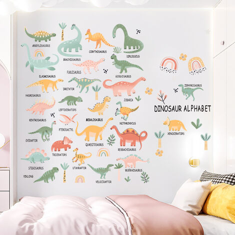 3D réaliste grand dinosaure oeil Stickers muraux créatif salon fond papier  peint maison décoratif amovible sticker mural 