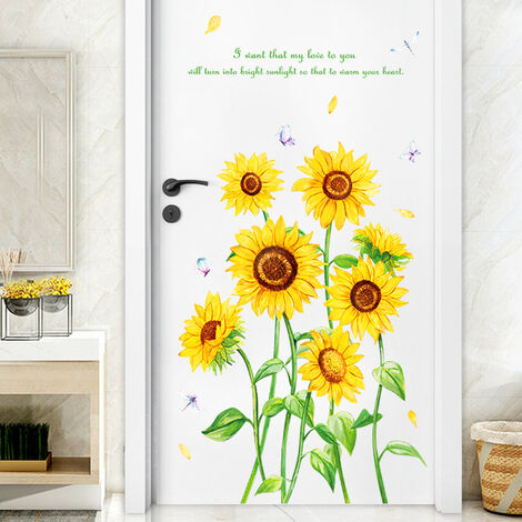 Sticker pour Lave Vaisselle fleur effet miroir - Art Déco Stickers
