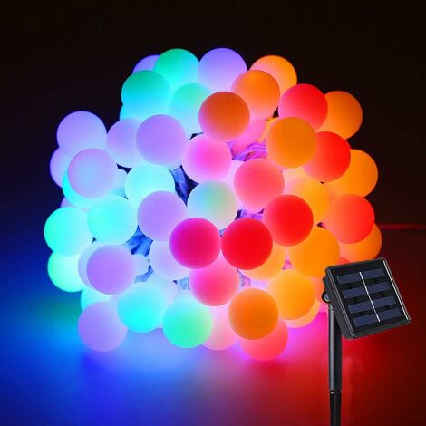 Guirlande lumineuse extérieure LED multicolore - Facile Location &  Réception - F-L-R