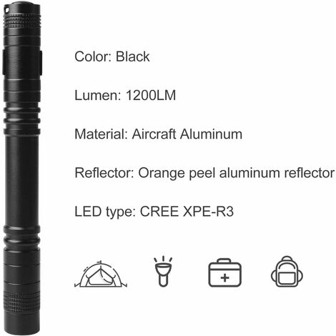 Lampe stylo Mini-pocket 300 LM