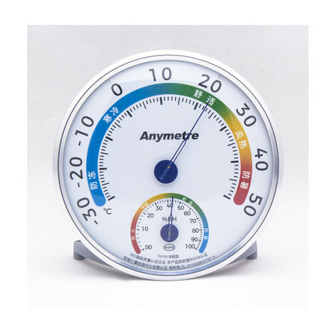 Thermomètre mécanique à alcool - Métal bleu, thermomètres