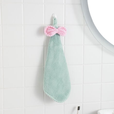 Rose) réutilisable facile à nettoyer torchon torchon cuisine salle de bain  absorbant serviette serviette anti-poussière serviette