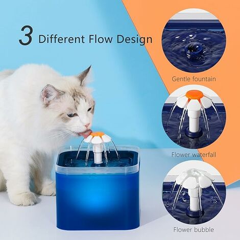 Pompe de fontaine pour animaux de compagnie  Moteur d'eau de chat  amélioré, distributeur de fontaine d'eau pour chat et chien de remplacement  avec mise hors tension automatique intelligente 