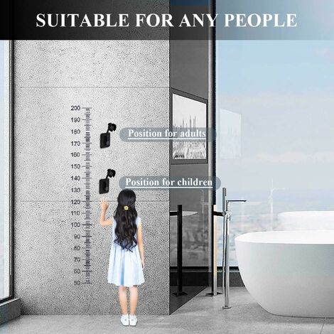Support de pomme de douche à 360 °, support de pomme de douche à main  réglable, support de douche réglable, montage mural amovible sans  poinçonnage