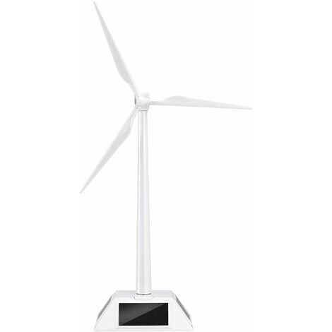 Bricolage solaire alimenté moulin à vent modèle bureau décor à la