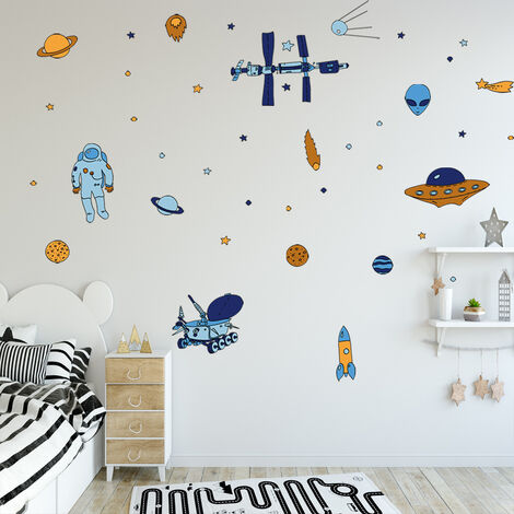Bricolage Salon de beauté Stickers muraux ameublement décoratif mur  autocollant pour chambre d'enfants mur Art Sticker peintures murales -  AliExpress