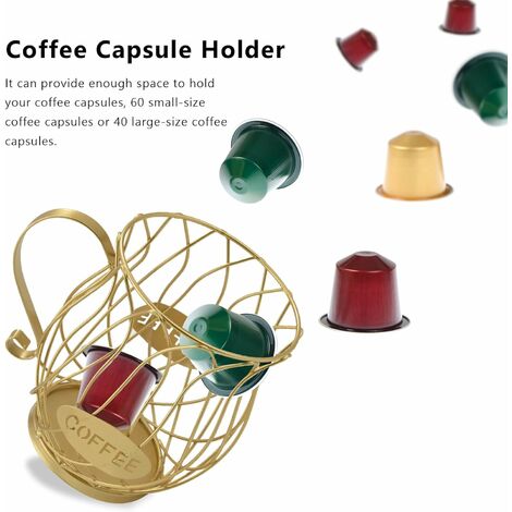 Panier de rangement universel Vintage pour capsules de café, boîte