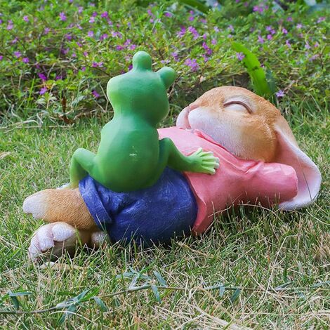 Acheter Figurine de lapin Micro paysage, décoration de maison Miniature,  décor de jardin féerique, bricolage